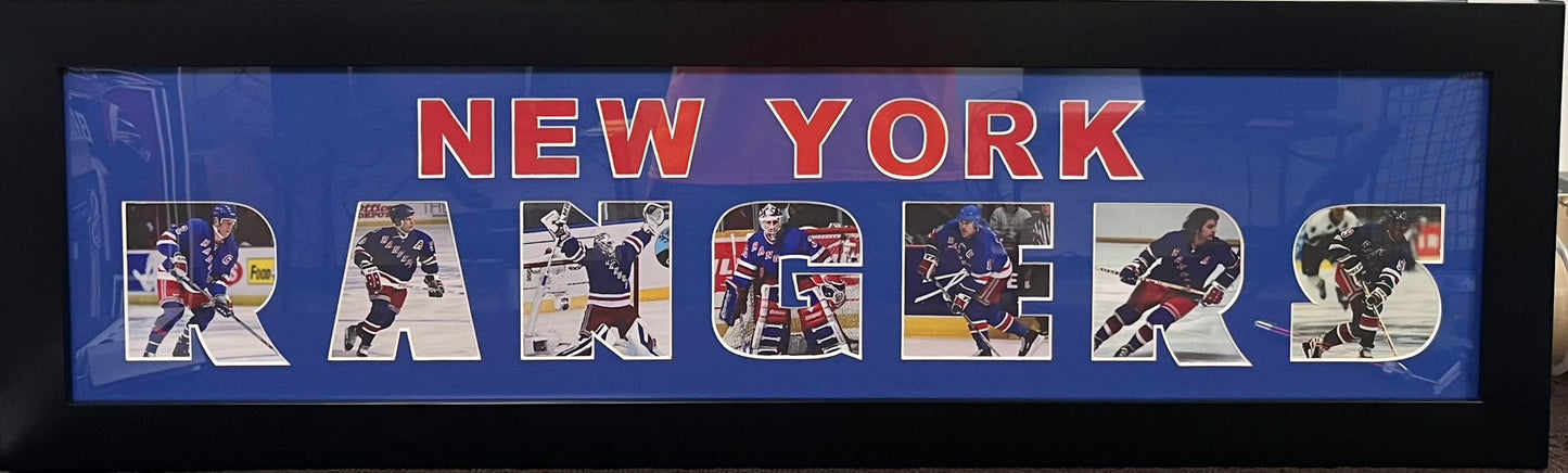 NY Rangers All-Time Greats Team Plaque