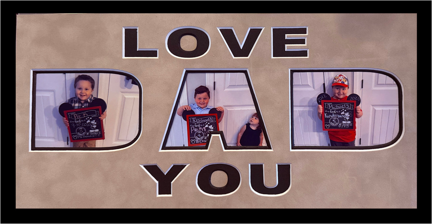 "Love You" Dad Plaque