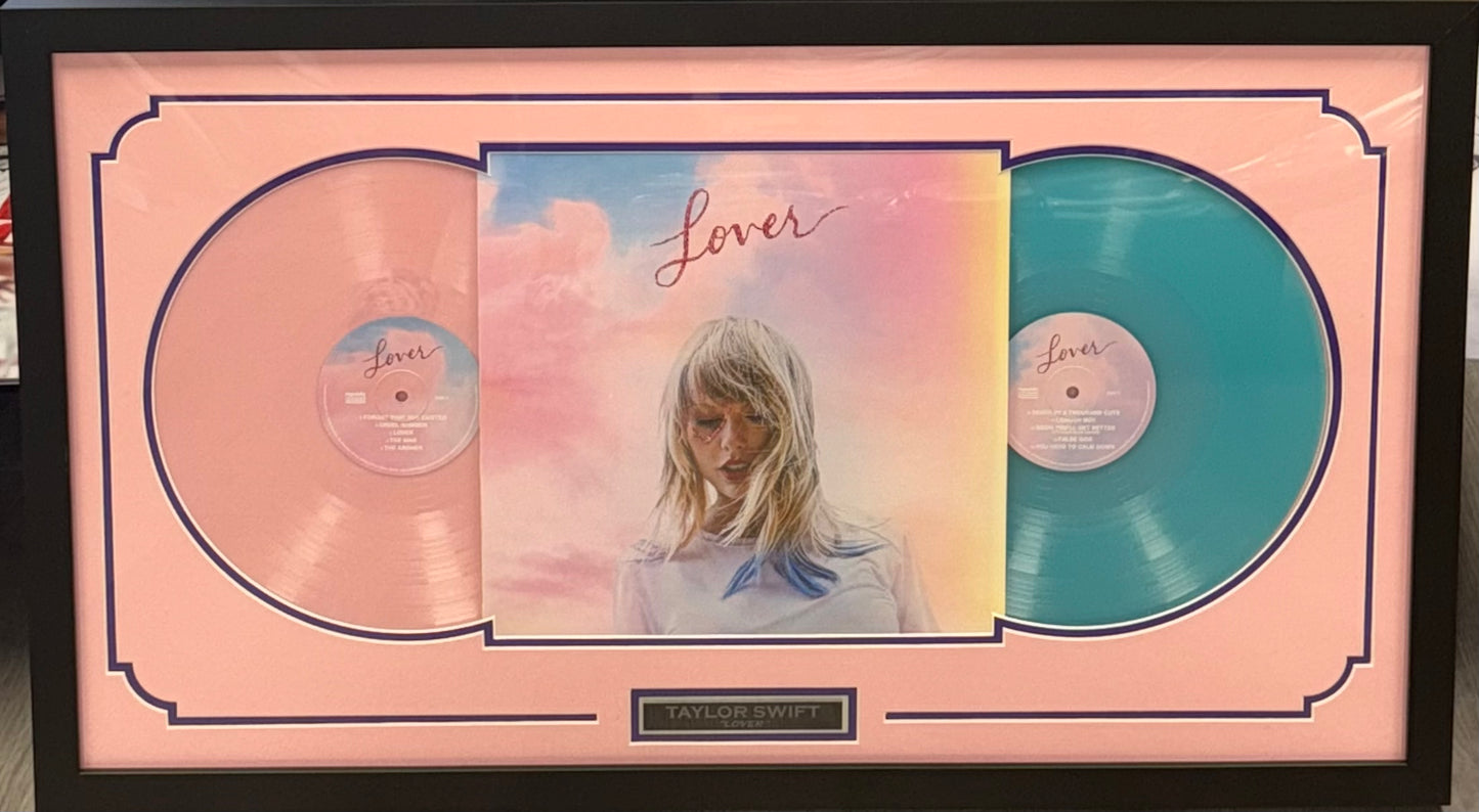 Taylor Swift 32x20" Framed Double Vinyl Record - Lover