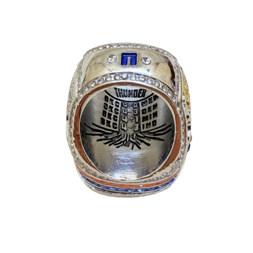 2025 OKC Thunder Finals Replica Ring with Pop-off top and hidden ring (with Case)