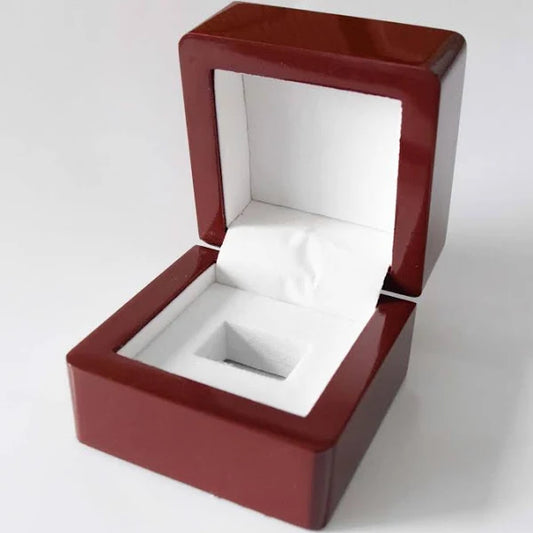 Championship Cherry Wood Ring Case