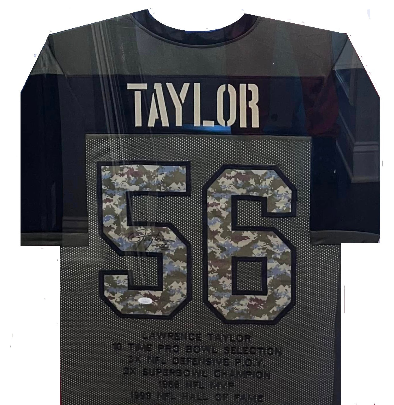 Lawrence Taylor Signed Custom Jersey (JSA Authenticated)
