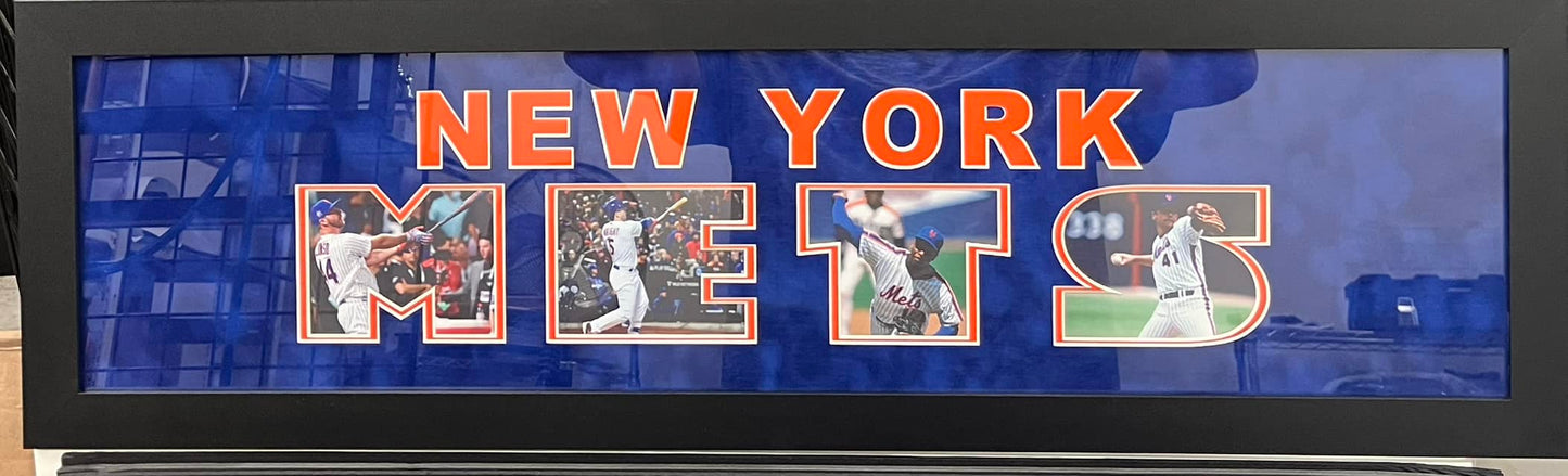 NY Mets All-Time Greats Team Plaque